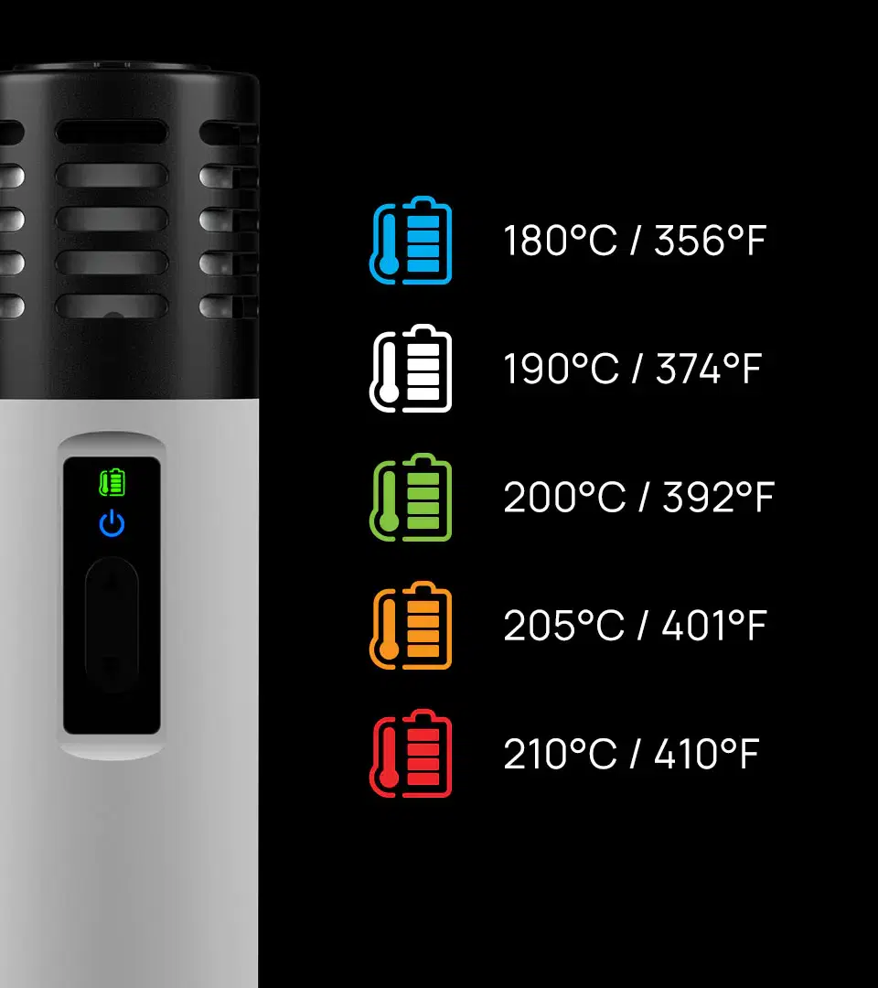 Arizer Air SE - Custom Session Settings