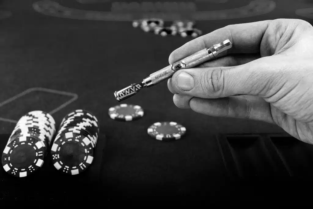 M7 XL Over Poker Table with Chips