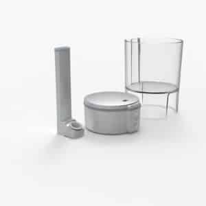 Tafée Bowle Series II main image displaying the 300ml glassware, the Bowle Puck, and the Standard Stem