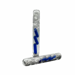 Glass Charlie Tinymight XL Cooling Stem Cobalt