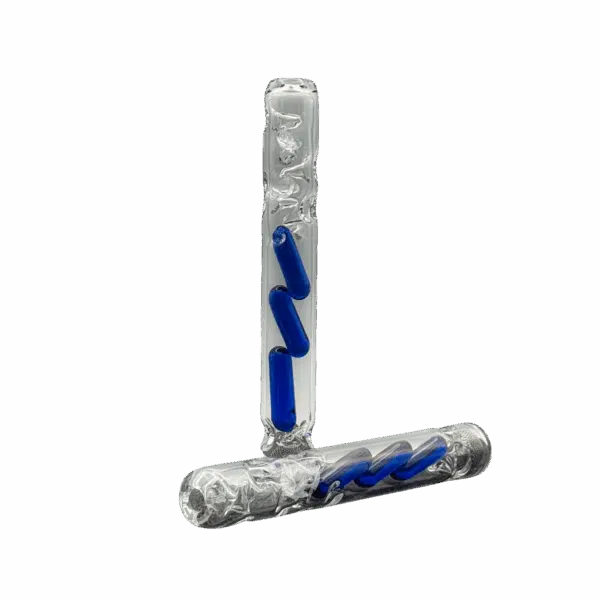 Glass Charlie Tinymight XL Cooling Stem Cobalt