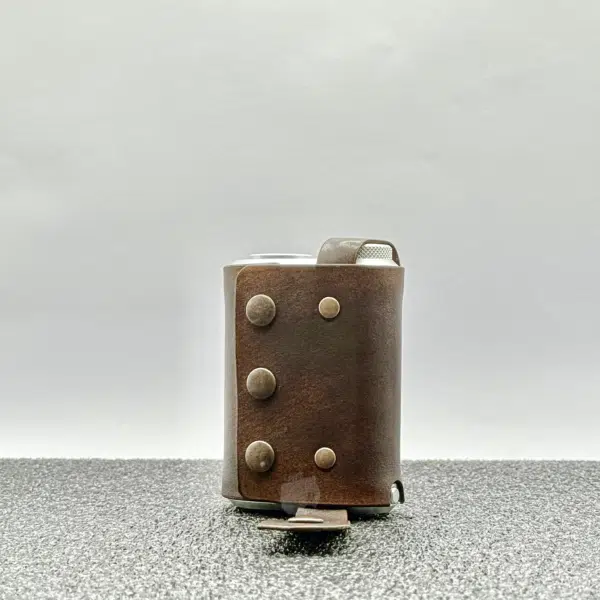 LabetKomp Leather Tinymight Strapped Sleeve Classic Brown Back