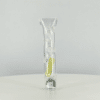 Glass Charlie Tinymight Standard Cooling Stem Crimped Lime Drop