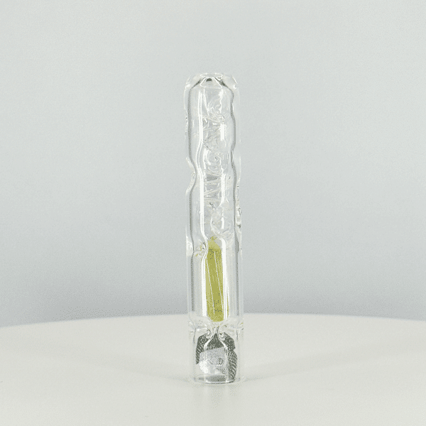 Glass Charlie Tinymight Standard Cooling Stem Rolled Lime Drop