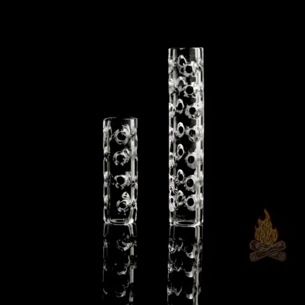 Ruby Pearl Co. Hollow Quartz Pillar with Holes