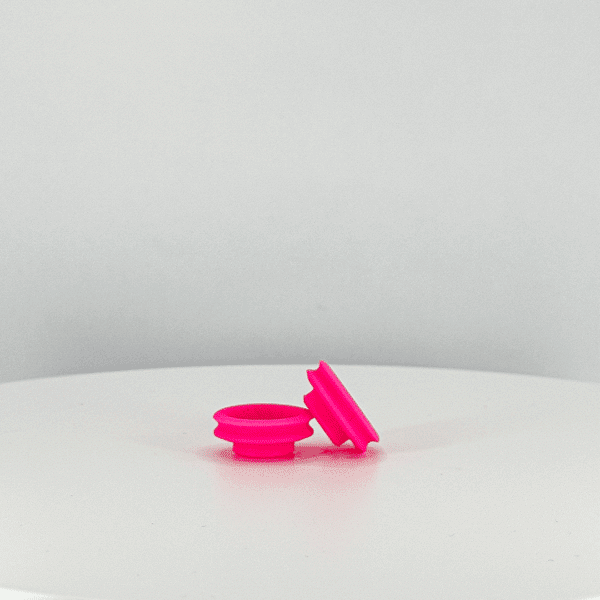 Tuff Tethers Carta Flux Caps Neon Pink