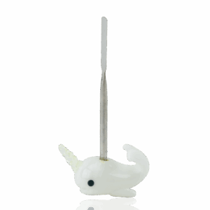 Empire Glassworks Radioactive Narwhal dabber