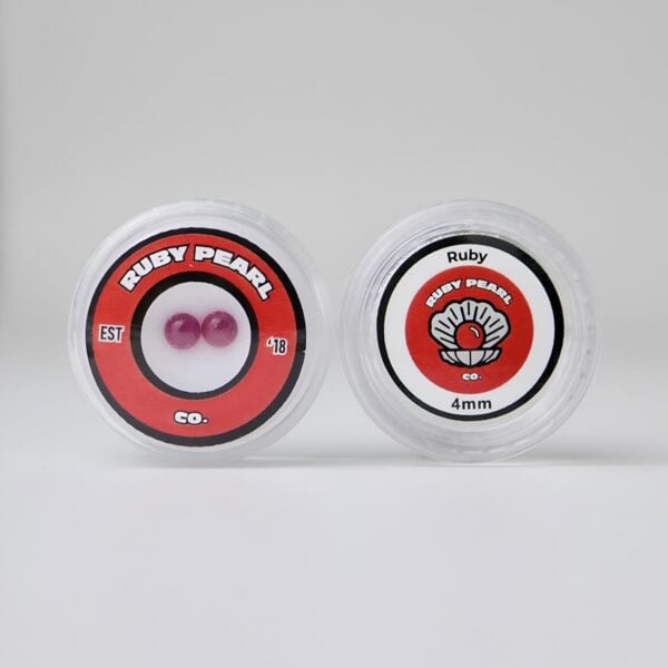 Ruby Pearl Co 4mm Ruby Terp Pearls