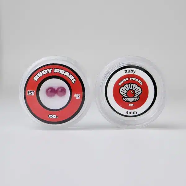Ruby Pearl Co 4mm Ruby Terp Pearls