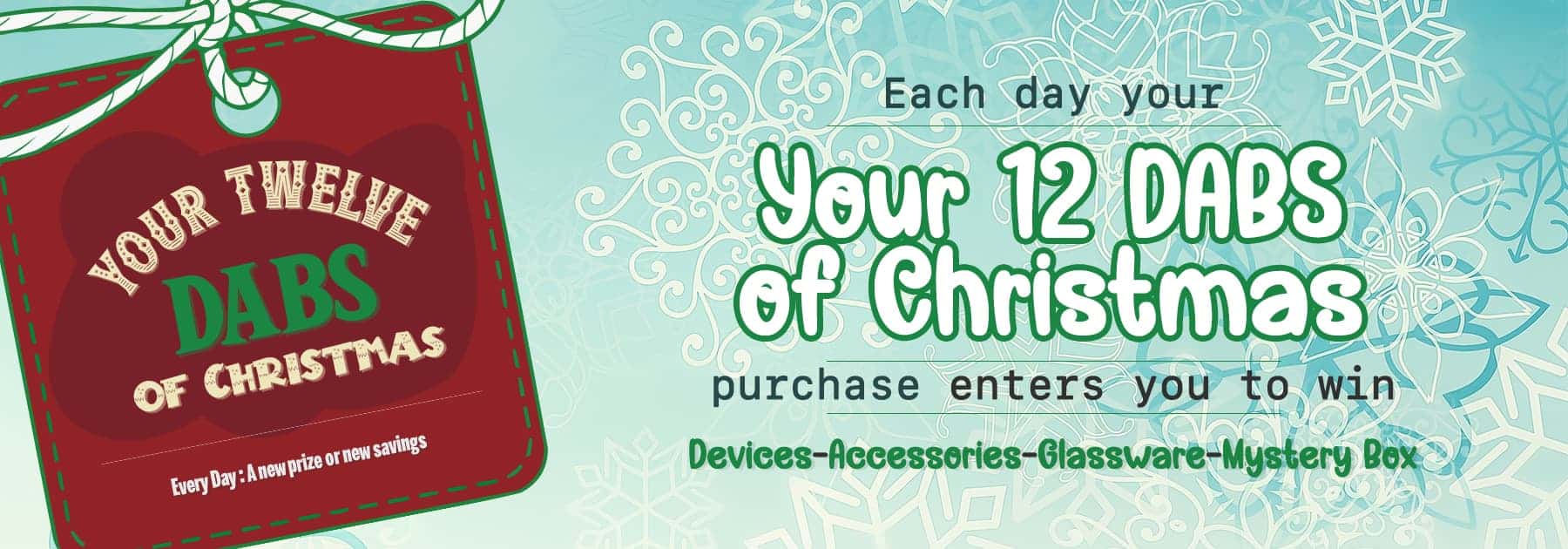 Your 12 Dabs of Christmas!