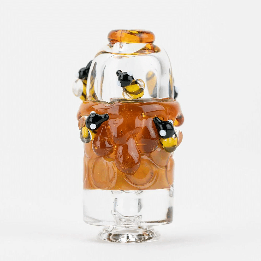 Empire Glassworks Pivot Mouthpiece Save The Bees Macro